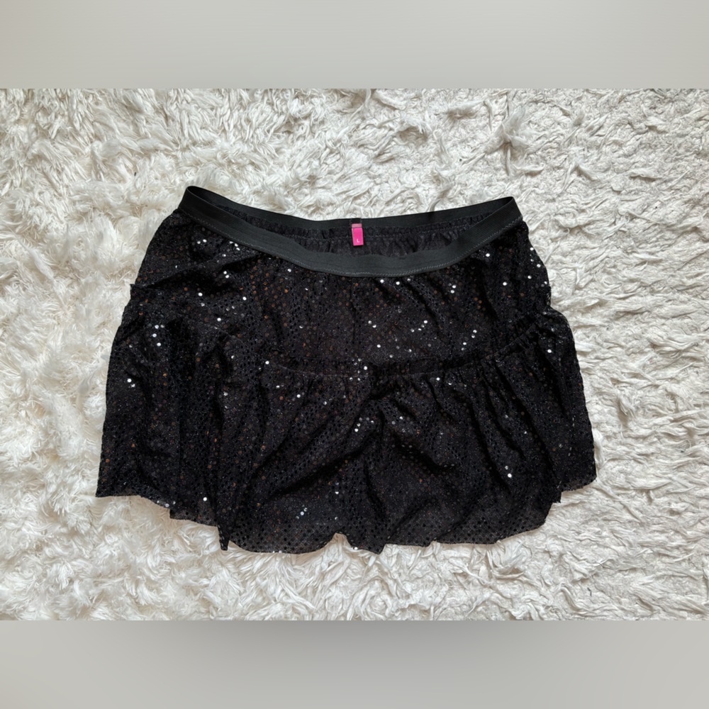 Costume running skirt sparkle size large